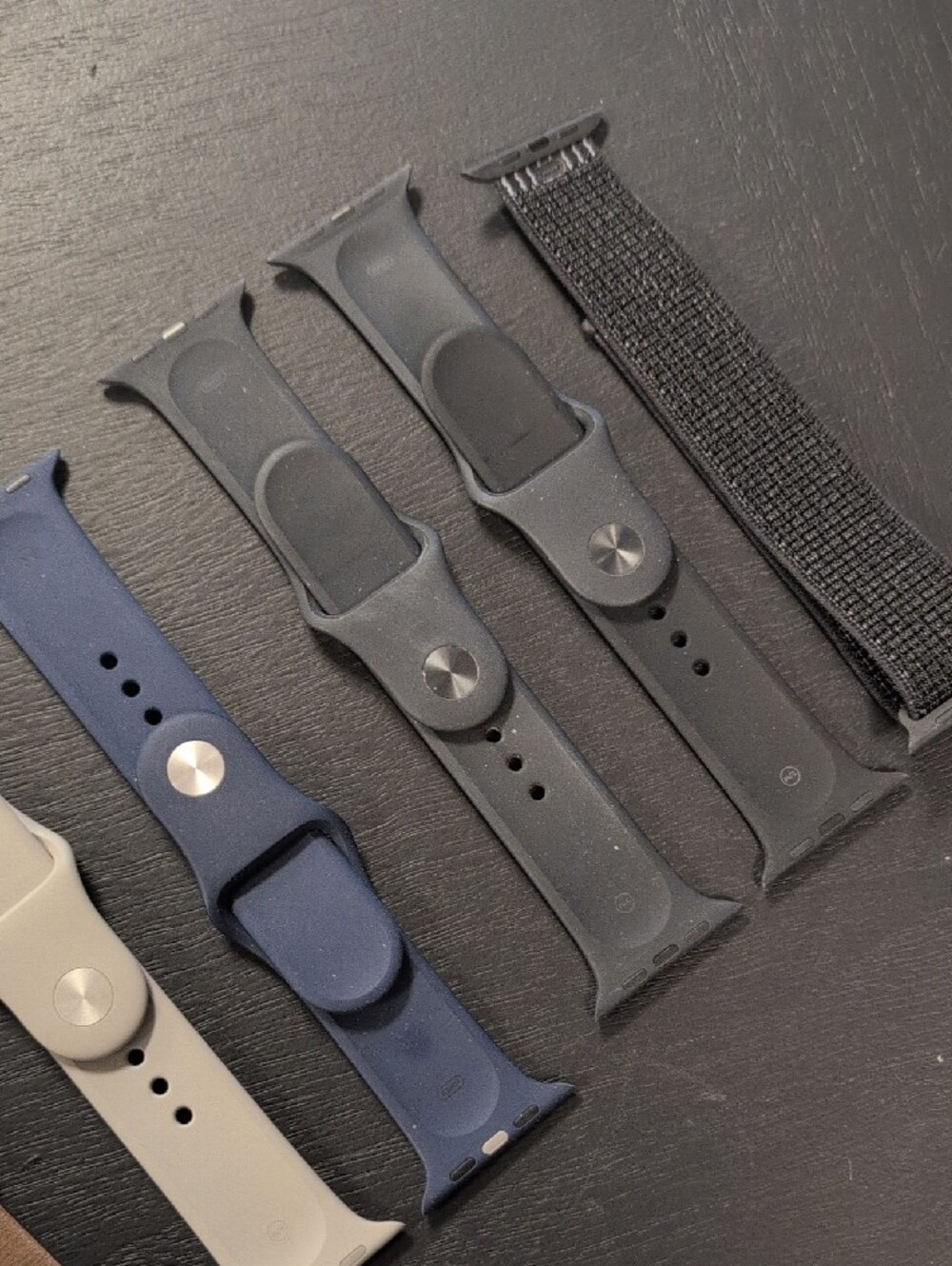 Nomad Interchangeable Watch Band Set in Black, Navy, Beige, Brown - Picture 10 of 10